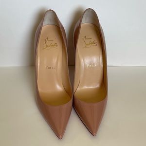 Christian Louboutin - Kate Patent 100  Nude size 37
